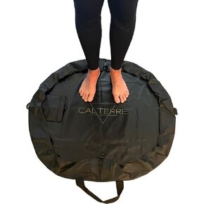 Wetsuit Changing Mat - 2-in-1 Waterproof Surfer Bag and Changing Kit for Surf Gear and Suit for Sand-Free Car and Accessories - Complete with Waterproof Phone Case