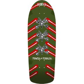Powell Peralta OG Rat Bones Skateboard Deck Olive Green - 10 x 30