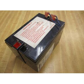 Lithonia Lighting ELB 0612A Emergency Replacement Battery, 6 Volt, Black, 3.70x5.95x2.00