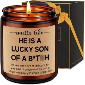 Fairy's Gift Engagement Candle, Engagement Gifts, Newly Engaged Gifts, Funny Bride Gifts, Bride to Be Gifts - Bridal Shower, Wedding Gifts for Bride, Engaged Friend, Sister, Daughter, Fiance