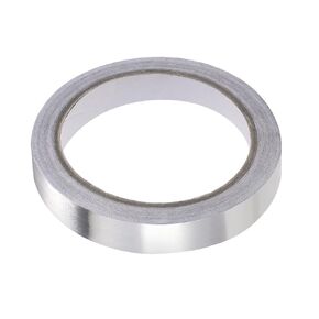 Aluminum Foil Tape Adhesive Metal Tape, [for Sealing Patching Hot Cold HVAC, Duct, Pipe Insulation] - 1"/164ft/2.8 Mil/Black