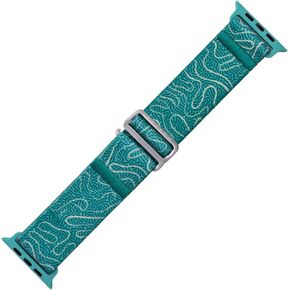 Tefeca Adjustable Hook Buckle Stretchy Elastic Watch Band For Apple Watch/Apple Watch Ultra