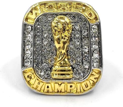 Customize Soccer Football Championship Rings Trophies with Display box in Saudi Arabia