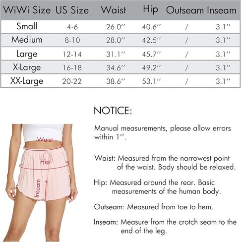 WiWi Shorts for Women Soft Women's Short Pants Casual Sleep Bottoms Yoga Pj-Viscose from Bamboo S-XXL, Black, XX-Large in Saudi Arabia