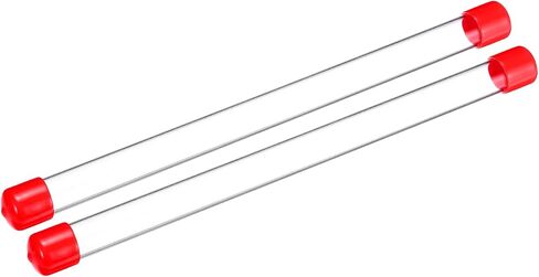 Plastic Pipe Rigid Polycarbonate Round Tube Clear(with Black Protective Case), [for Lighting, Models, Water Plumbing] - 0.2x0.2"(4x5mm), 12"(300mm) Length/Transparent / 2 Pcs in Saudi Arabia