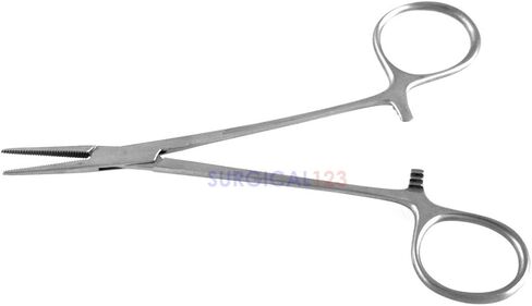 ملقط البعوض القابل للتصرف، 5 بوصات، فك مسنن مستقيم، عبوة من 25 قطعة in Kuwait