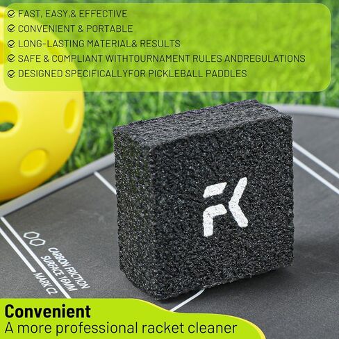 FK Carbon Cleaner Pickleball Paddle Eraser Carbon Fiber Fiberglass Cleaner Pickleball Accessories Clearance Pickleball Paddles Rubber Cleaner Pickleball Equipment Extended Type Detachable in Saudi Arabia