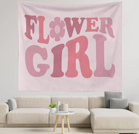 OXW Preppy Tiger Tapestry Wall Hanging - Trendy Danish Pastel Wall Art Decor, Aesthetic Funky Wall Blanket Decor for Teen Girl Bedroom College Dorm, 50x60 Inch in Saudi Arabia