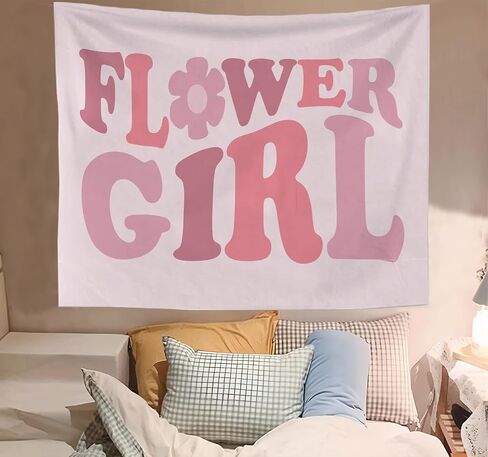 OXW Preppy Tiger Tapestry Wall Hanging - Trendy Danish Pastel Wall Art Decor, Aesthetic Funky Wall Blanket Decor for Teen Girl Bedroom College Dorm, 50x60 Inch in Saudi Arabia