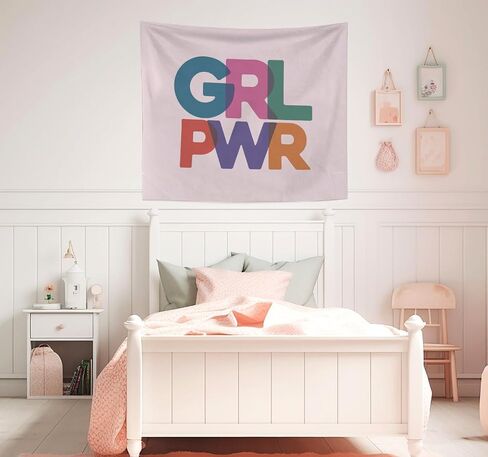 OXW Preppy Tiger Tapestry Wall Hanging - Trendy Danish Pastel Wall Art Decor, Aesthetic Funky Wall Blanket Decor for Teen Girl Bedroom College Dorm, 50x60 Inch in Saudi Arabia