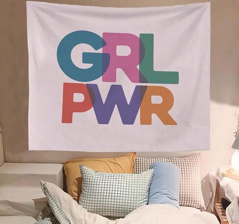 OXW Preppy Tiger Tapestry Wall Hanging - Trendy Danish Pastel Wall Art Decor, Aesthetic Funky Wall Blanket Decor for Teen Girl Bedroom College Dorm, 50x60 Inch in Saudi Arabia