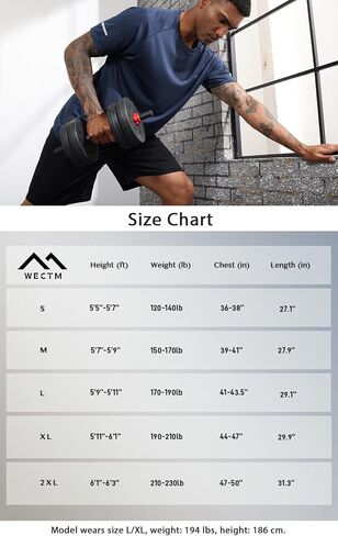 Men's Lightweight Workout Short Sleeve T-Shirts, Men's Workout Shirts Moisture Wicking Tee Tops with Reflective Strip in Saudi Arabia