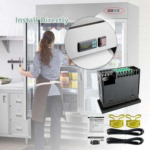 IR33F0AHA0 17819471 جهاز التحكم في درجة الحرارة بالترموستات مع 2 مجسات استشعار درجة الحرارة ل Atosa True Migali Avantco in Kuwait