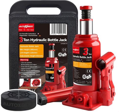 5 Ton 10,000lb Hydraulic Bottle Jack with Jack Pad for Car Pickup Truck RV Auto Repair Carrying Storage Case Box in Saudi Arabia