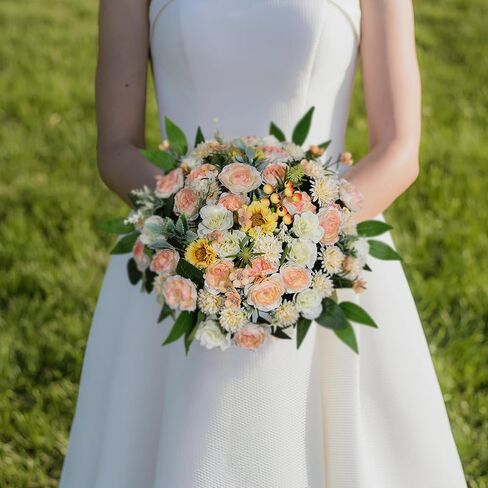 Artificial Flowers Combo Box Set, Silk Flowers Fake Roses with Stems for Wedding Bouquets Centerpieces/Cake Decor/Home Tables Decorations/Flower Strips in Saudi Arabia