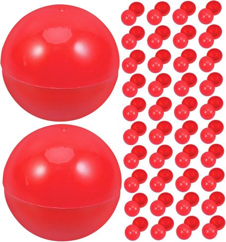 jojofuny 50Pcs Balls Hollow Raffle Balls Diameter 3cm Openable Ball for Raffles Entertainment Game Party (Blue) in Saudi Arabia