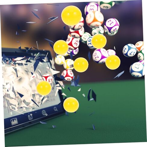 50 قطعة من كرات السحب المجوفة من jojofuny بقطر 3 سم قابلة للفتح لحفلات ألعاب رافلز الترفيهية (أزرق) in Kuwait