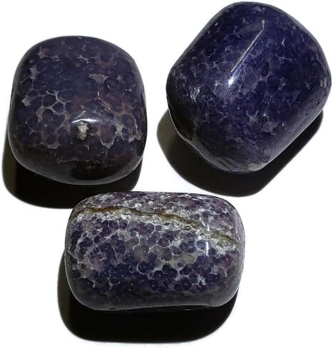 1pc Grape Agate Aka Purple Botryoidal Chalcedony 21mm - 24mm Rare High Grade Hand Polished Tumbled Natural Healing Crystal Gemstone An Amazing New Find from Indonesia in Saudi Arabia