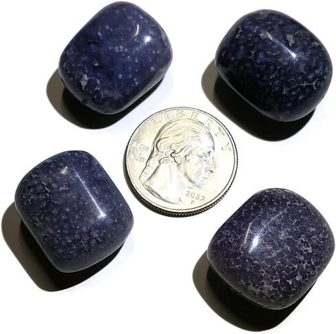 1pc Grape Agate Aka Purple Botryoidal Chalcedony 21mm - 24mm Rare High Grade Hand Polished Tumbled Natural Healing Crystal Gemstone An Amazing New Find from Indonesia in Saudi Arabia