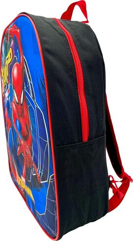 حقيبة ظهر مدرسية مرخصة للأطفال من Ruz Spider-Man مقاس 15 بوصة (أزرق-أحمر) in Saudi Arabia