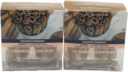 Bath & Body Works WallFlower Bulb Refills - Cinnamon & Clove Buds - Four Bulbs! in Saudi Arabia