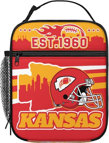 Kansas Lunch Bag Gifts, Kansas Lunch Box Gifts for Men Women, Insulated Kansas Tote Cooler for Boys Girls in Saudi Arabia
