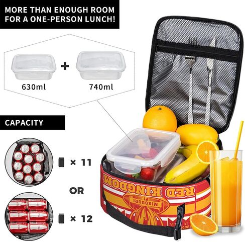 Kansas Lunch Bag Gifts, Kansas Lunch Box Gifts for Men Women, Insulated Kansas Tote Cooler for Boys Girls in Saudi Arabia
