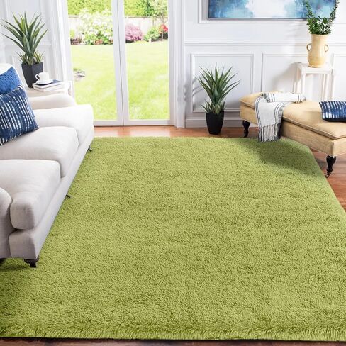 Black Area Rugs for Bedroom, Ultra Soft Fluffy Rug Carpet for Living Room Home Decor, Luxury Fuzzy Shag Lounge Rug Ideal for Bedside, Nursery, Kids Baby Room, 3x5 Feet in Saudi Arabia