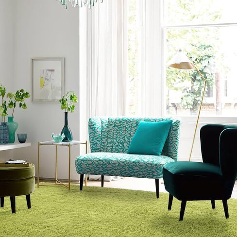 Black Area Rugs for Bedroom, Ultra Soft Fluffy Rug Carpet for Living Room Home Decor, Luxury Fuzzy Shag Lounge Rug Ideal for Bedside, Nursery, Kids Baby Room, 3x5 Feet in Saudi Arabia