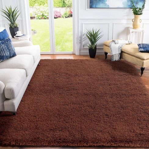 Black Area Rugs for Bedroom, Ultra Soft Fluffy Rug Carpet for Living Room Home Decor, Luxury Fuzzy Shag Lounge Rug Ideal for Bedside, Nursery, Kids Baby Room, 3x5 Feet in Saudi Arabia