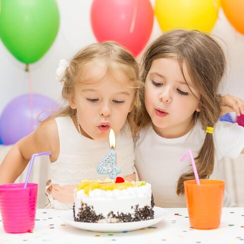 شموع عيد ميلاد ZHIHUI، تزيين حفلات أرقام بسكويت الدونات، غلاف كعكة الشوكولاتة النابض بالحياة، شموع كعكة عيد ميلاد سعيد لطيفة لمستلزمات الاحتفال بالذكرى السنوية لحفلات أعياد الميلاد (أرقام 2) in Saudi Arabia