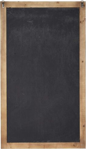 Deco 79 Wood Room Wall Mirror Distressed Entryway Mirror with Beaded Detailing, Wall Mounted Mirror 28" x 2" x 48", Light Brown in Saudi Arabia