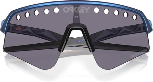 Oakley Men's OO9465 Sutro Lite Sweep Rectangular Sunglasses, TLD Blue Colorshift/Prizm Grey, 39 mm in Saudi Arabia