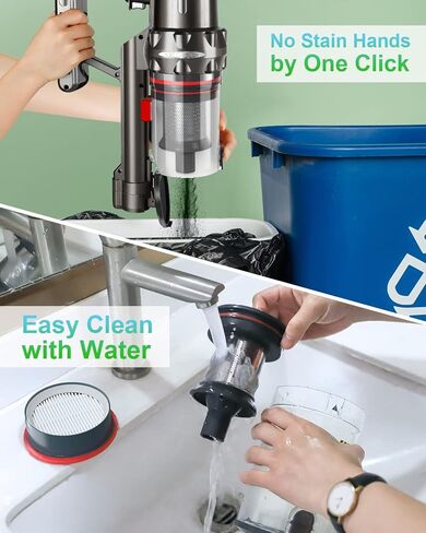 مكنسة كهربائية سلكية، مكنسة كهربائية قوية بقوة 600 واط بقوة 20 كيلو باسكال، مكنسة كهربائية محمولة قوية وخفيفة الوزن 5 في 1 لسجاد الأرضيات الصلبة وشعر الحيوانات الأليفة في المنزل in Kuwait