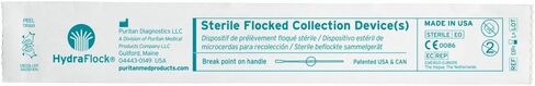 Puritan Medical HydraFlock 6 "مسحة قطيع قياسية معقمة مع مقبض بوليسترين بنقطة توقف 80 مم - 25-3306-H - صندوق مكون من 50 قطعة in Saudi Arabia