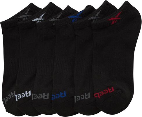 Reebok Boys Cushion Comfort Low Cut Basic Socks (6 Pack) in Kuwait