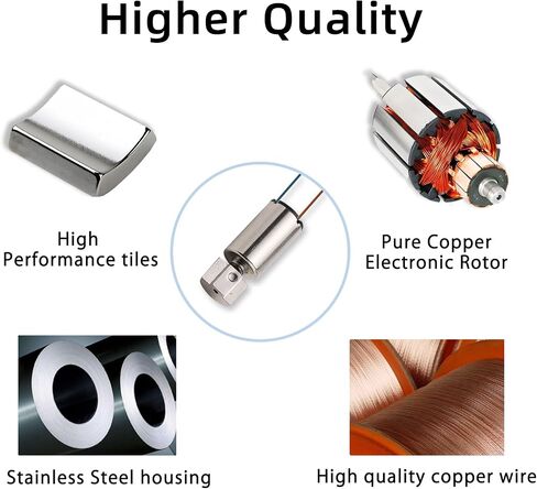 15pcs DC Vibration Motor 6mm x10mm Micro Coreless Vibrating Motor 3V 12000RPM for DIY toys,Handmade electronic accessories in Saudi Arabia
