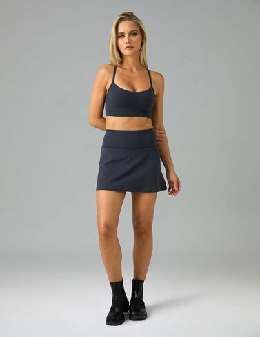 Colorfulkoala Women's Dreamlux Tennis Skort High Waisted Athletic Golf Casual Skirts Built-in Shorts with 2 Pockets in Kuwait
