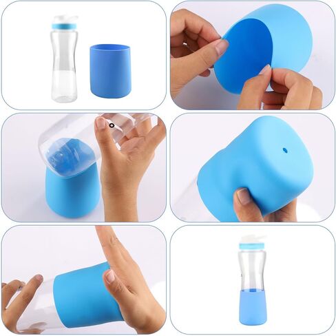 Silicone Water Bottle Sleeve, Water Bottle Protective Cover Water Bottle Holder Prevent Collision Water Bottle Boot for Cirkul Water Bottle 22oz in Kuwait