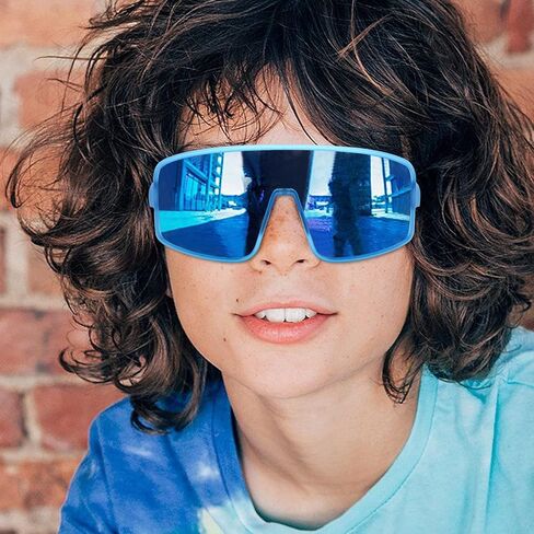 MALIDAK Youth Sunglasses, Polarized Sunglasses for Kids, Children Baseball Sunglasses for Age 8-16 in Kuwait