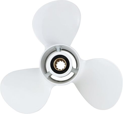 NovelBee 9 7/8x11 1/4-F استبدال المروحة المصنوعة من سبائك الألومنيوم لمحرك ياماها الخارجي 20HP 25HP 30HP in Saudi Arabia