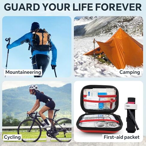 Tourniquet,Tourniquet Kit for Turnicate Military,Emergency First Aid Rapid One Hand Operation Hemostasis Medical Tourniquetes for Outdoor Hiking Adventure Training (10 Pack Orange) in Kuwait