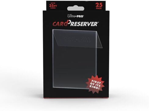 Ultra PRO - CardPreserver 25Ct. Transparent Card Preserver, Protect & Store Collectible Sports Cards, & Standard Size Cards up to 35PT, 2-in-1 Protective Sleeve, Semi Rigid Back, Soft Loading Front in Saudi Arabia
