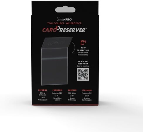 Ultra PRO - CardPreserver 25Ct. Transparent Card Preserver, Protect & Store Collectible Sports Cards, & Standard Size Cards up to 35PT, 2-in-1 Protective Sleeve, Semi Rigid Back, Soft Loading Front in Saudi Arabia