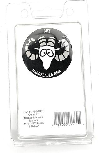 Bike brake pads resin or sintered for Magura All Series MT-2-4-5-6-7-8 Series 4 Pistons AM-XC-DH_FR .Fast Break-in on Mountain-Bike or Road- Bicycle. (Black 4 Pistons) in Kuwait