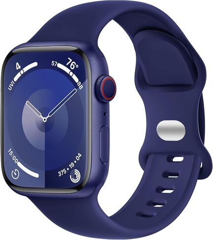 DaQin Sport Band Compatible with Apple Watch Bands 40mm 41mm 42mm 44mm 45mm 46mm 49mm 38mm Women Men, Soft Silicone Waterproof Wristband Strap for iWatch Band Series 11 10 9 8 7 6 5 4 3 2 1 SE Ultra in Kuwait