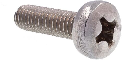 Prime-Line 9131208 Machine Screws, Metric, Pan Head, Phillips Drive, M4-0.7 X 14MM, Grade A2-70 Stainless Steel (10 Pack) in Saudi Arabia