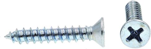 Prime-Line 9016622 Sheet Metal Screw, Self-Tapping, Flat Head Phillips, #8 X 1 in, Zinc Plated Steel, Pack of 100 in Saudi Arabia