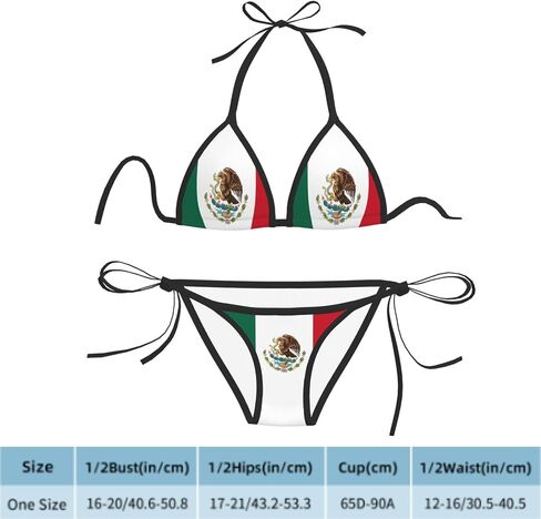 Trinidad and Tobago Flag Women Two Piece Swimsuit Sexy Swimwear Halter String Triangle Bikini Sets in Saudi Arabia