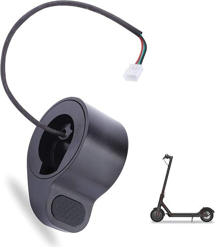 YXQ Throttle Accelerator Accessories Electric Scooter Finger Thumb Speed Control Replacement Part Compatible for Xiaomi M365/Pro 1S Electric Scooter (Black) in Saudi Arabia